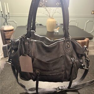 Free people we the free baby Emerson tote black handbag